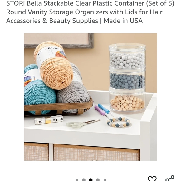 Clear Stackable Plastic Storage Containers - Picture 3 of 5